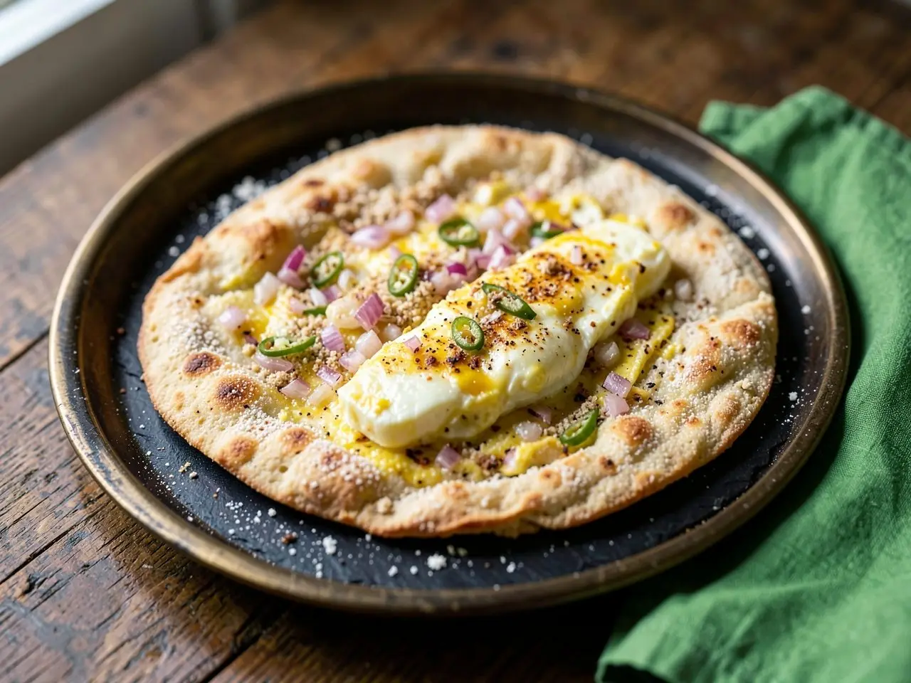 Anda Paratha (Egg Paratha), ready to serve