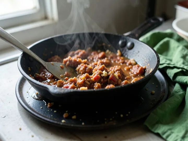 Step 3 of Punjabi Chicken Curry (Dhaba Style): Stir in the ginger-garlic paste and cook for 1 minute