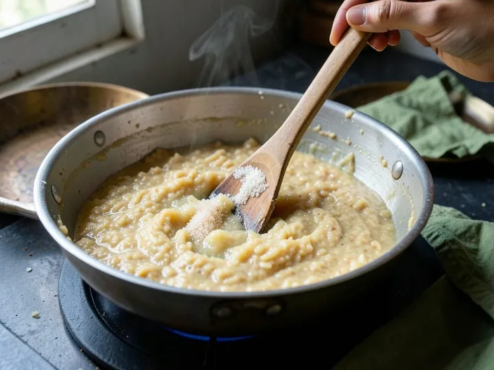 Step 5 of Rice Kheer (Chawal ki Kheer): Stir in the sugar and cook on low for 5 minutes